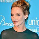 Fourth pic of Uma Thurman shows cleavage at Unicef Snowflake Ball