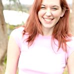 Third pic of Smokie Flame - Smokie Flame slowly strips outdoors and teases us with her large firm butt.