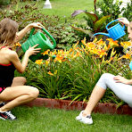 First pic of GARDEN GALS with Blue Angel, Avril Sun - ALS Scan