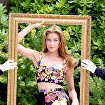 Second pic of Carla Bruni sexy posing photoshoot