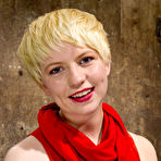 First pic of SexPreviews - Alani Pi innocent blonde is rope bound and exposed her tits clamped