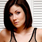 Second pic of Hotty Stop / Sweet Krissy has nothing but fishnet covering her sexy pussy and stars covering her big boobs