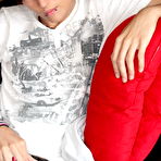 First pic of He shines via in this solo video, he works his poverty-stricken straight dick, he was really looking forward to the shoot and was super horny, this definitely shows in this video naked boys jacking at Homo EMO!