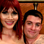 Fourth pic of SexPreviews - Eva Lin transsexual madam fucks the bound bachelor in his tight ass