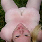 Fourth pic of Heavy hooters amateur country girl exposes her fat body