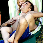 First pic of Chastity Lynn and her boyfriend enjoy hot sex in the garden
