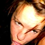 Third pic of Amateur in thong sucks for a mouthful of cum