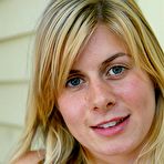 Fourth pic of Blonde amateur Tifanie posing nude outdoors - Abby Winters - 4 Hairy Pussy