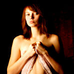 Fourth pic of Anna S - Anna S slowly undresses in front of the camera and shows her perky little tits.
