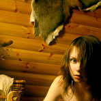 Third pic of Anna S - Anna S takes her white underwear in front of the camera and shows her booty.