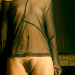 Second pic of Anna S - Anna S removes her sexy black see through lingerie and shows her little boobs.