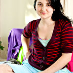 First pic of Curvy brunette amateur Elisabeta - Abby Winters - 4 Hairy Pussy