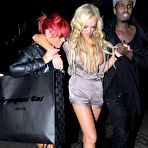 Third pic of Drunk Aisleyne Horgan Wallace boobs pop out paparazzi shots