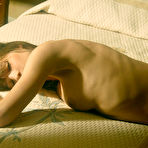 Fourth pic of Anya D - Anya D strips her sexy black lingerie on the sofa and shows us her amazing body.