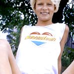First pic of Club seventeen blonde amateur showing her tight body in the bushes