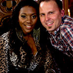 First pic of SexPreviews - Nyomi Banxxx black mistress ass fucks and dresses male slave in womens panties