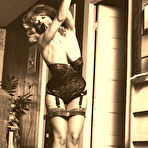 Second pic of retro hard bondage at flashbaxxx