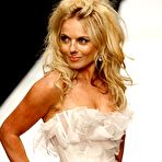 Fourth pic of Geri Halliwell shows her sexy legs at Naomi Campbell fashion show for Relief Haiti in London