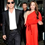 Fourth pic of Angelina Jolie posing at Premiere of The Tree of Life