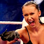 First pic of Sex Previews - Samantha Bentley dominant brunette lesbian in sex catfight with Angelica Kitten