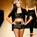 Third pic of Anja Rubik sexy, see through and topless catwalk shots