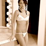 Fourth pic of Jessica Valentino - Handsome brunette Jessica Valentino with tiny titties exposing her tight tushy