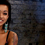 First pic of SexPreviews - Skin Diamond is rope bound up her pussy exposed and vibrated