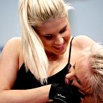 Second pic of Sex Previews - Brandy Smile blonde lesbian in catfight pussy licking Barbie White