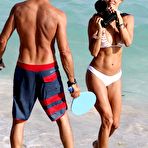 Fourth pic of Brooke Burke sexy in bikini on the beach in St Barts
