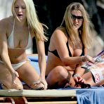 First pic of Caprice Bourret in bikini on the beach