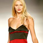 First pic of Carmen Kass sexy, see through and topless catwalk photos