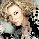 Third pic of Cate Blanchett non nude posing scans from mags