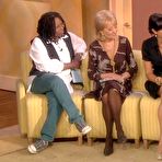 Third pic of Catherine Bell exposed her legs at The View