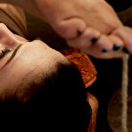 Second pic of SexPreviews - Cheyenne Jewel is chair bound feet spanked and pussy vibrated to orgasm