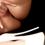 Fourth pic of Angela Sommers brings her pretty pink pussy to a delicious orgasm