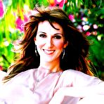 Third pic of Celine Dion sexy posing scans from mags
