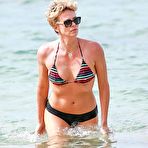 Fourth pic of Charlize Theron in bikini on the beach