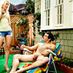 First pic of Stevie Shae fucking her handsome boyfriend in the garden