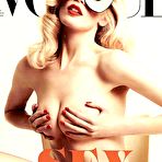 Fourth pic of Claudia Schiffer sexy posing in lingeries and without bra