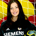 First pic of Evelyn Lory gets nude on the soccer field