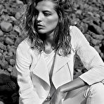 Fourth pic of Daria Werbowy sexy fashion photoshoot