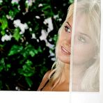 First pic of Lada D - Lada D plays with her totally naked body and clean shaved slit in the arbour.