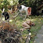 First pic of Sex Previews - Essy amateur blonde is rope bound dumped in a pool and made to blowjob her maledom