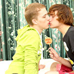 Third pic of When Dylan Chambers catches Dean Holland double-fisting lollipops, he warns him he's going to turn into a, "Cheryl gay teen boy twinks