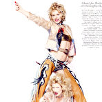 Third pic of Eva Herzigova sexy and see through posing mag scans