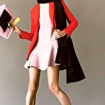 Fourth pic of Karolina Kurkova changing on the set of a photoshoot