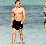 First pic of Gemma Atkinson sexy in black bikini candids