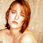 Second pic of Gillian Anderson non nude posing scans from mags