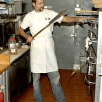 First pic of Shawna Lenee - Shawna Lenee strips her clothes on the bed and fucks pizza dude in pink heels.