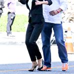 Fourth pic of Gwyneth Paltrow braless under Hugo Boss jacket